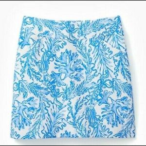 NWT Lilly Pulitzer Jonas skort in Aqua Lounge 00